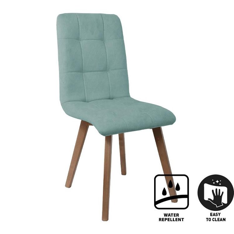 ΚΑΡΕΚΛΑ ΤΡΑΠΕΖΑΡΙΑΣ Fylliana NEW T-17 MINT ME GREY ΠΟΔΙΑ 42x48x87εκ 2τμχ 839-122-759