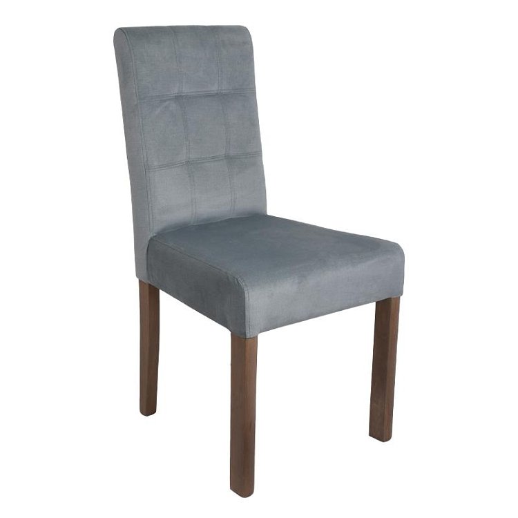 ΚΑΡΕΚΛΑ ΤΡΑΠΕΖΑΡΙΑΣ Fylliana Τ-12 Domenic MINT ΥΦΑΣΜΑ GREY OAK ΠΟΔΙΑ 45x45x90εκ 2τμχ 839-121-699