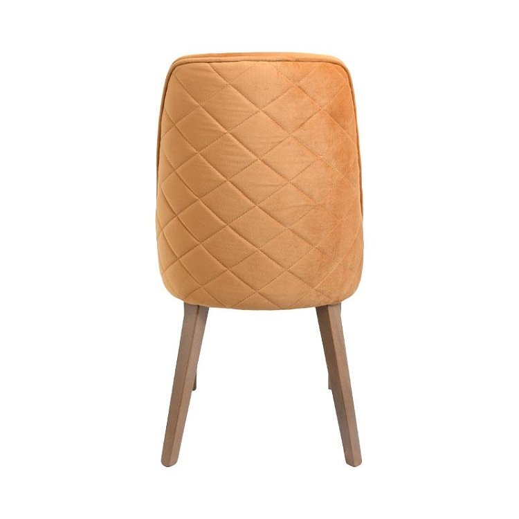 ΚΑΡΕΚΛΑ ΤΡΑΠΕΖΑΡΙΑΣ Fylliana T-3 LUX ΚΙΤΡΙΝΟ ΥΦΑΣΜΑ GREY OAK ΠΟΔΙΑ 45x50x90εκ 2τμχ 839-221-717