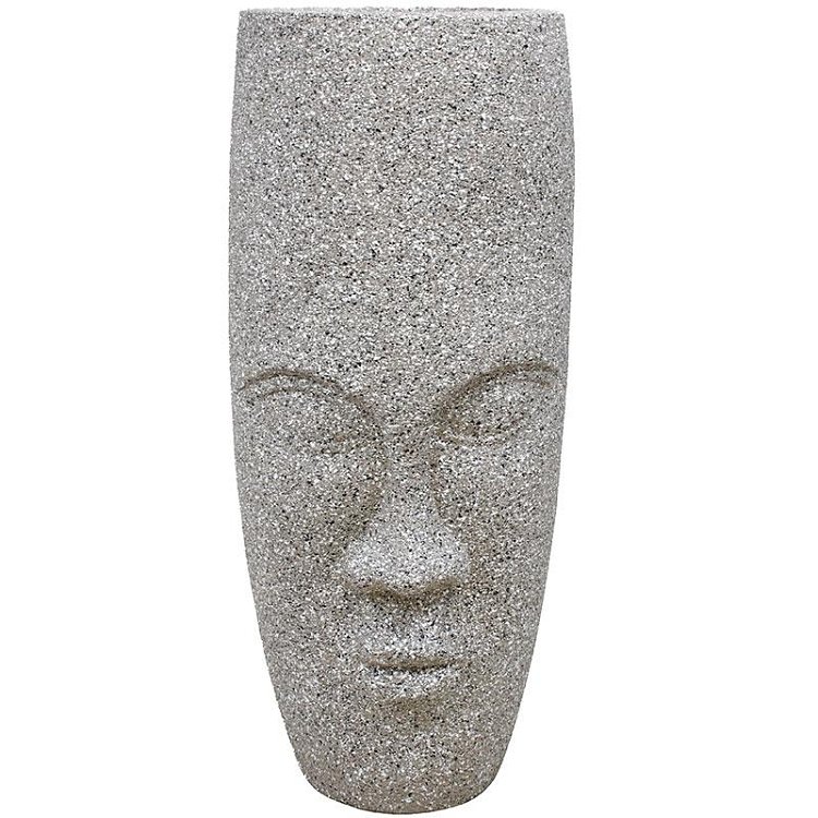 ΚΑΣΠΩ ΔΑΠΕΔΟΥ Fylliana  FL029 "Face" ΓΚΡΙ ΧΡΩΜΑ 38x38x88εκ 374-223-356