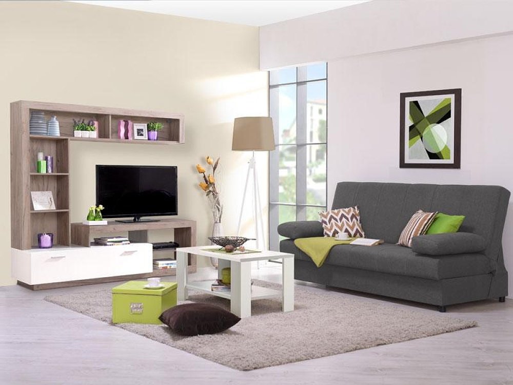 ΚΕΝΤΡΟ ΨΥΧΑΓΩΓΙΑΣ-ΣΥΝΘΕΣΗ GLEN GREY OAK/ΛΕΥΚΟ 170x41x170εκ 11008761