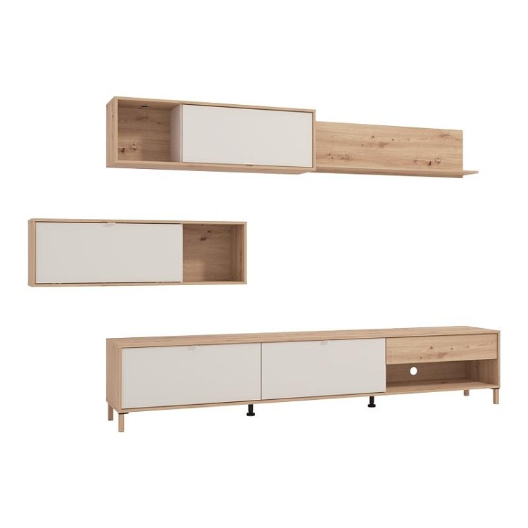 ΚΕΝΤΡΟ ΨΥΧΑΓΩΓΙΑΣ-ΣΥΝΘΕΣΗ NORWICH ARTISAN ΟΑΚ/CASHMERE 234x40x197εκ 11014069