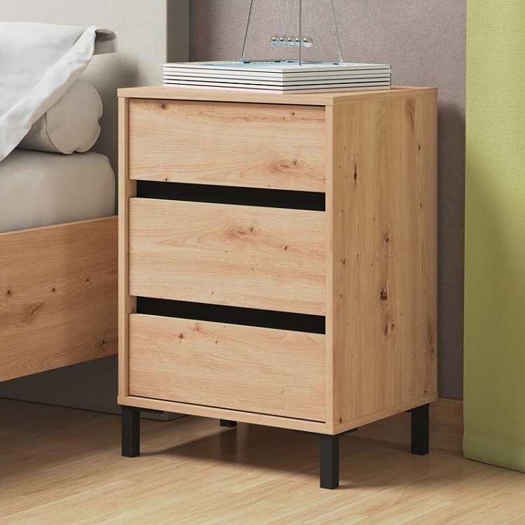 ΚΟΜΟΔΙΝΟ MARRON NO3F ARTISAN OAK/ΜΑΥΡΟ ΜΑΤΤ ΧΡΩΜΑ 48x40x71εκ 11014713