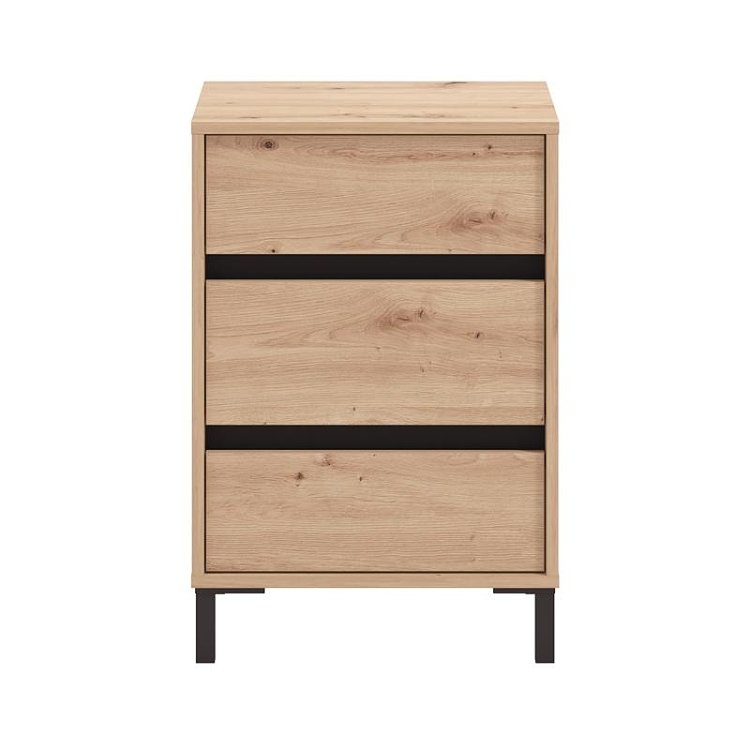 ΚΟΜΟΔΙΝΟ MARRON NO3F ARTISAN OAK/ΜΑΥΡΟ ΜΑΤΤ ΧΡΩΜΑ 48x40x71εκ 11014713