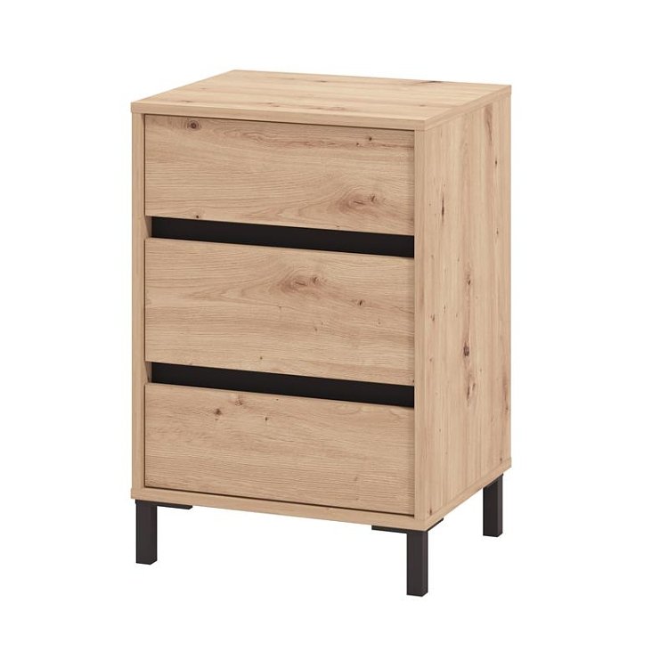 ΚΟΜΟΔΙΝΟ MARRON NO3F ARTISAN OAK/ΜΑΥΡΟ ΜΑΤΤ ΧΡΩΜΑ 48x40x71εκ 11014713