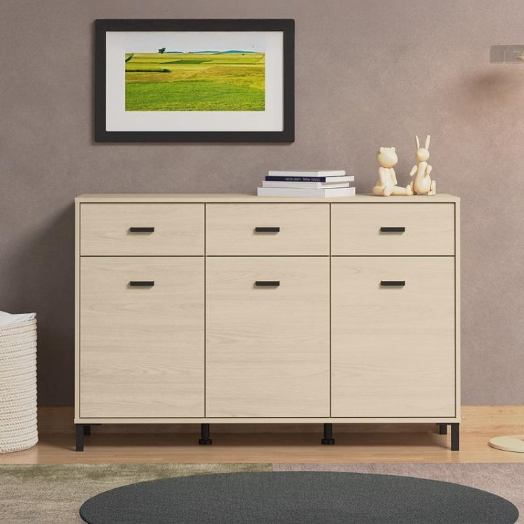 ΚΟΜΟΤΑ-ΜΠΟΥΦΕΣ ARBELA 3K3F3V LIGHT PORT OAK ΧΡΩΜΑ 138x40x90εκ 11014749