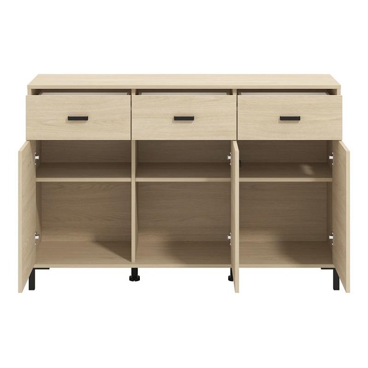 ΚΟΜΟΤΑ-ΜΠΟΥΦΕΣ ARBELA 3K3F3V LIGHT PORT OAK ΧΡΩΜΑ 138x40x90εκ 11014749