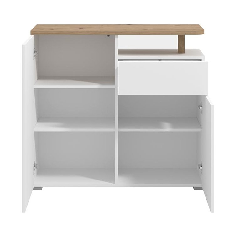 ΚΟΜΟΤΑ-ΜΠΟΥΦΕΣ ATERNO 103 2K1F2V ΛΕΥΚΟ/ARTISAN ΧΡΩΜΑ 103x40x94εκ 11014195
