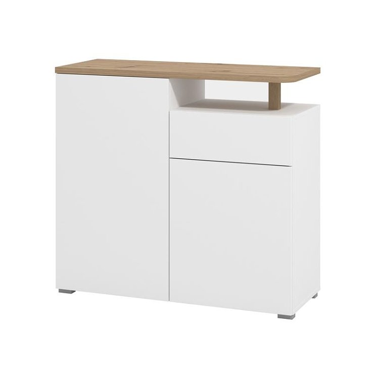 ΚΟΜΟΤΑ-ΜΠΟΥΦΕΣ ATERNO 103 2K1F2V ΛΕΥΚΟ/ARTISAN ΧΡΩΜΑ 103x40x94εκ 11014195