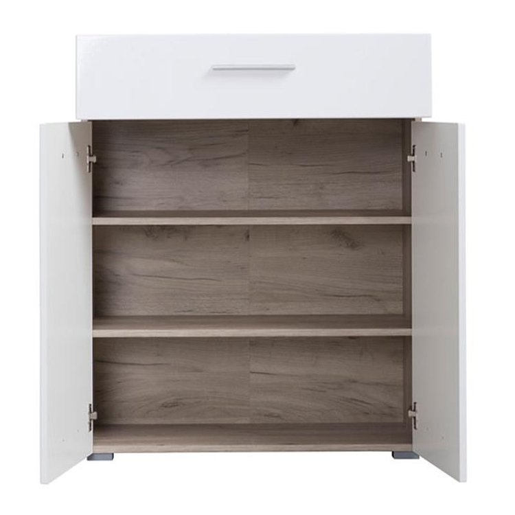ΚΟΜΟΤΑ-ΜΠΟΥΦΕΣ Beny 2K1F GREY OAK-ΛΕΥΚΗ ΛΑΚΑ 79x35x97,5εκ 11008608