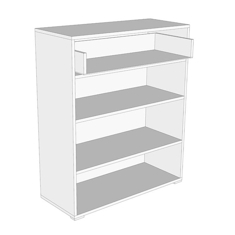 ΚΟΜΟΤΑ-ΜΠΟΥΦΕΣ Beny 2K1F ΛΕΥΚΟ-ΛΕΥΚΗ ΛΑΚΑ 79x35x97,5εκ 11008609