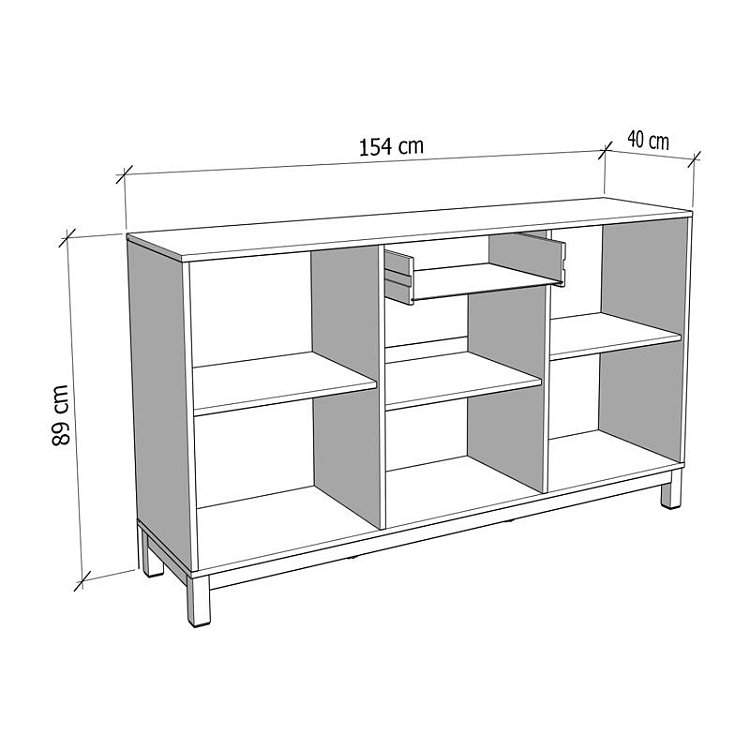 ΚΟΜΟΤΑ-ΜΠΟΥΦΕΣ ESSEX 154 3K1F3V CASHMERE 154x42x89εκ 11014477