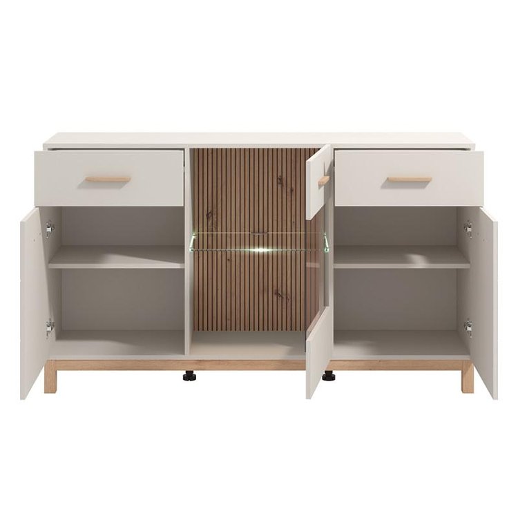 ΚΟΜΟΤΑ-ΜΠΟΥΦΕΣ ESSEX 154 3K2F3V VS1 CASHMERE/ARTISAN OAK 154x42x89εκ 11014717