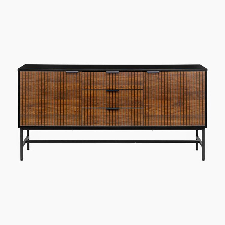 ΚΟΜΟΤΑ-ΜΠΟΥΦΕΣ Fylliana FL2405 ΜΑΥΡΟ-ΚΑΦΕ ΧΡΩΜΑ  150x40x75εκ 0016-225-050
