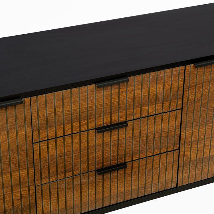 ΚΟΜΟΤΑ-ΜΠΟΥΦΕΣ Fylliana FL2405 ΜΑΥΡΟ-ΚΑΦΕ ΧΡΩΜΑ  150x40x75εκ 0016-225-050