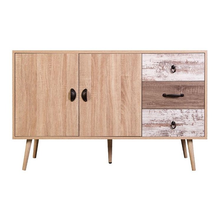ΚΟΜΟΤΑ-ΜΠΟΥΦΕΣ Fylliana "Lounge" SONOMA OAK 120x39x75εκ 271-123-060