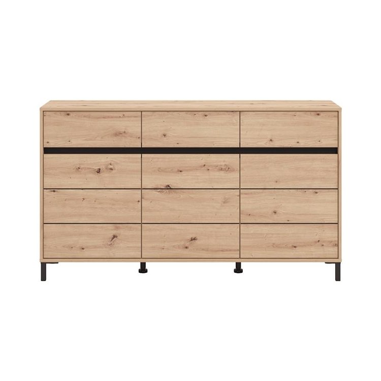 ΚΟΜΟΤΑ-ΜΠΟΥΦΕΣ MARRON 157 3K3F3V ARTISAN OAK/ΜΑΥΡΟ ΜΑΤΤ ΧΡΩΜΑ 157x40x90εκ 11014386