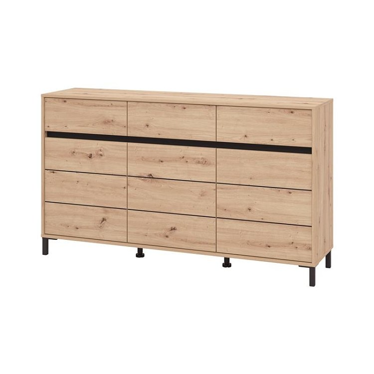 ΚΟΜΟΤΑ-ΜΠΟΥΦΕΣ MARRON 157 3K3F3V ARTISAN OAK/ΜΑΥΡΟ ΜΑΤΤ ΧΡΩΜΑ 157x40x90εκ 11014386