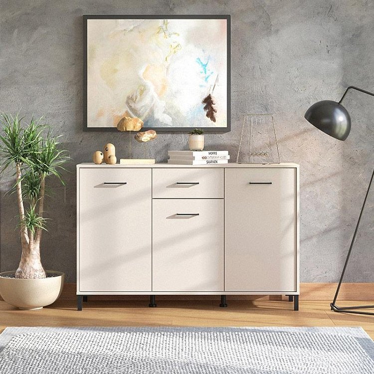 ΚΟΜΟΤΑ-ΜΠΟΥΦΕΣ VIENNE 3K1F CASHMERE ΧΡΩΜΑ 138x40x90εκ 11013611