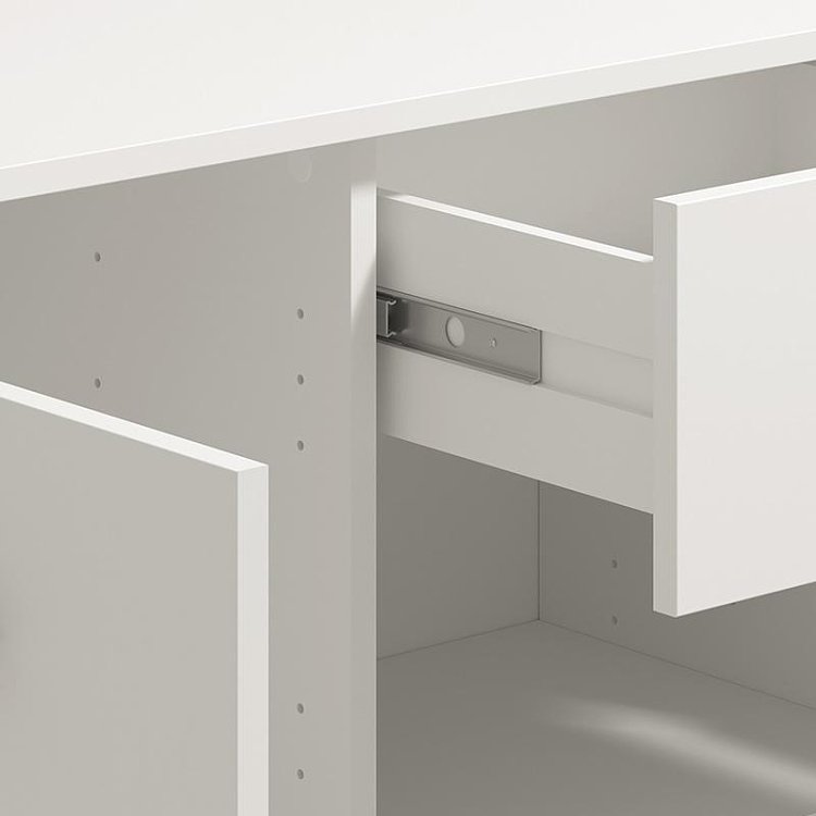 ΚΟΜΟΤΑ-ΜΠΟΥΦΕΣ VIENNE 3K1F ΛΕΥΚΟ ΧΡΩΜΑ 138x40x90εκ 11013598