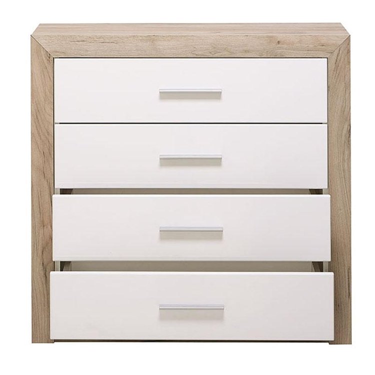 ΚΟΜΟΤΑ-ΣΥΡΤΑΡΙΕΡΑ  Etna 4F Grey Oak - Λευκή Λάκα 93x35x90.5εκ 11008636