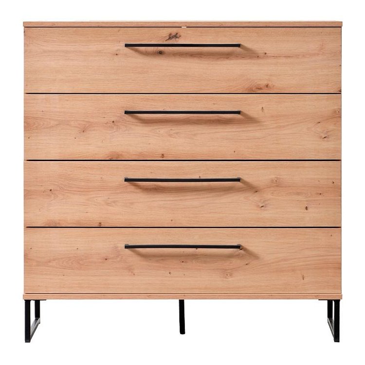 ΚΟΜΟΤΑ-ΣΥΡΤΑΡΙΕΡΑ SARDINIA 4F ARTISAN OAK / ΜΑΥΡΟ 91.5x42x93εκ 11008250