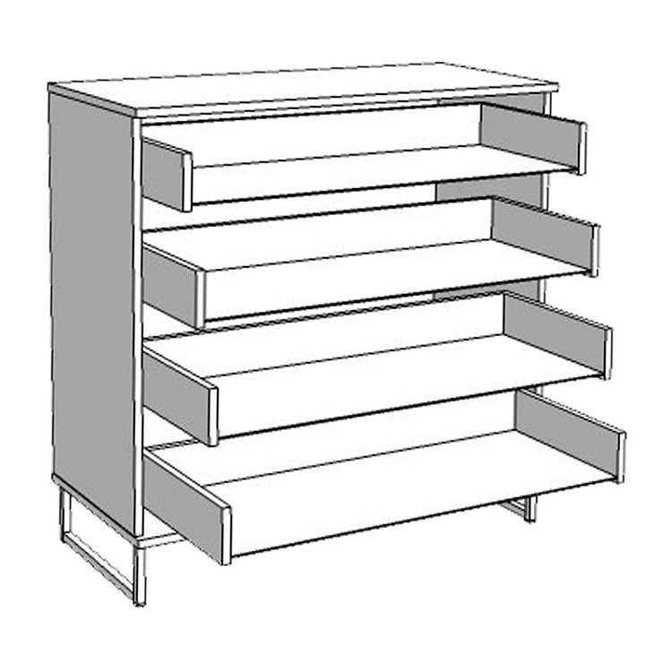 ΚΟΜΟΤΑ-ΣΥΡΤΑΡΙΕΡΑ SARDINIA 4F ARTISAN OAK / ΜΑΥΡΟ 91.5x42x93εκ 11008250