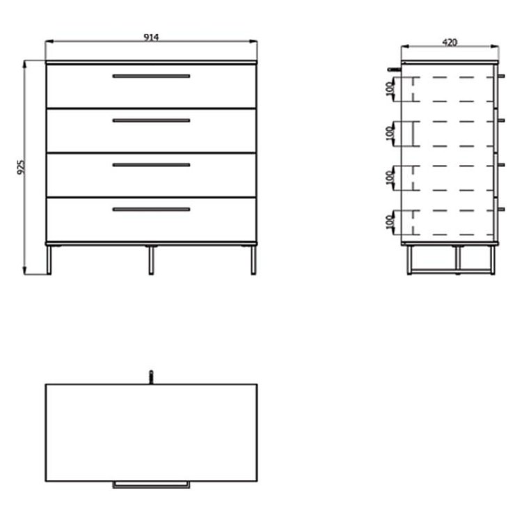 ΚΟΜΟΤΑ-ΣΥΡΤΑΡΙΕΡΑ SARDINIA 4F ARTISAN OAK / ΜΑΥΡΟ 91.5x42x93εκ 11008250