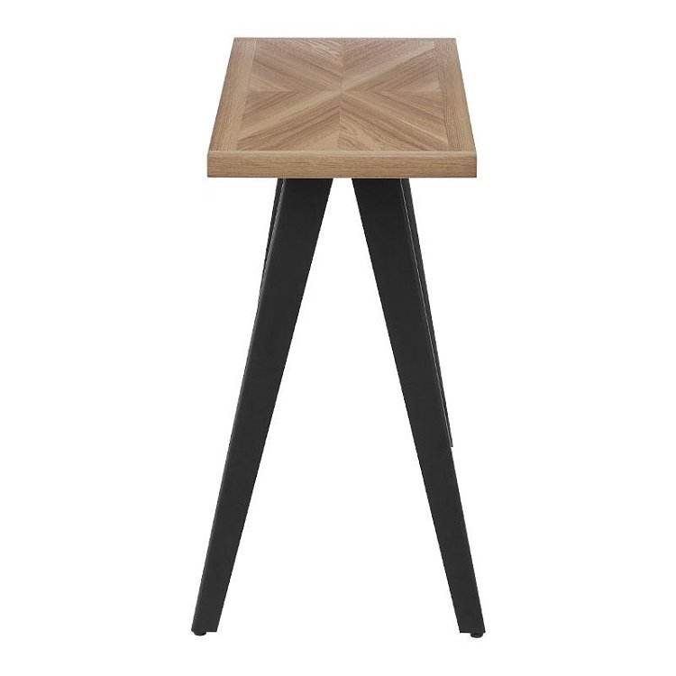 ΚΟΝΣΟΛΑ Fylliana FL1564 SONOMA MDF ΜΕ ΜΑΥΡΑ ΠΟΔΙΑ 120x40x75εκ 627-124-030