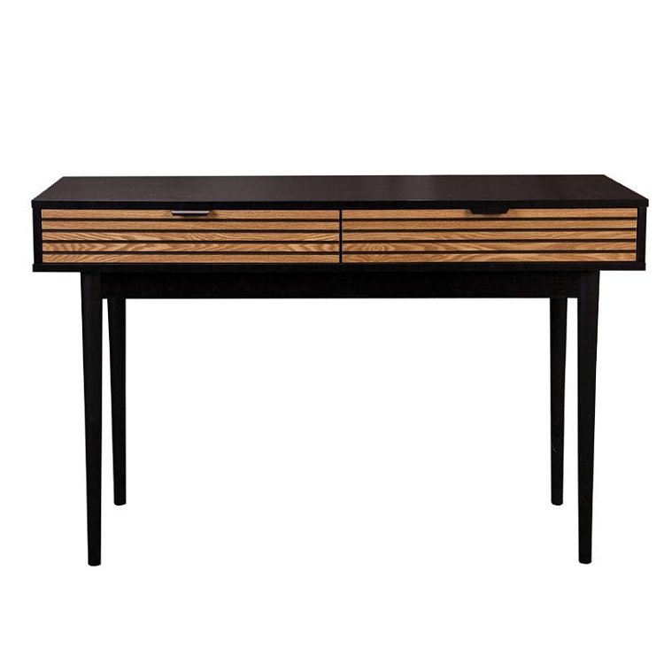 ΚΟΝΣΟΛΑ Fylliana Brooklyn Μαυρο-Φυσικό 100x35x80εκ 271-124-076