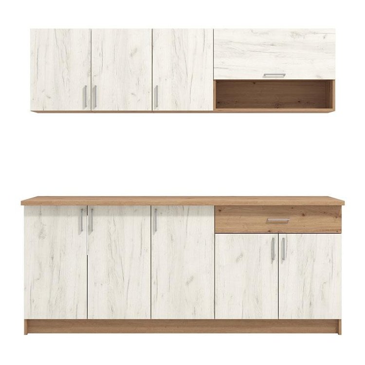 ΚΟΥΖΙΝΑ TAMARA 200 ARTISAN OAK-ΛΕΥΚΟ OAK 200x46x200εκ 11012177