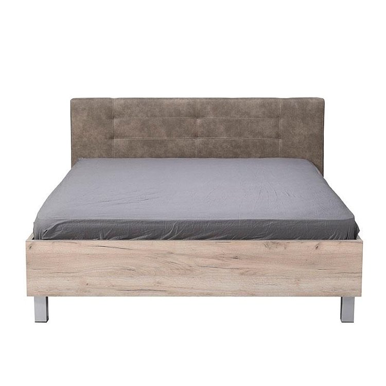 ΚΡΕΒΑΤΙ CANON 160 GREY OAK - ΓΚΡΙ ΥΦΑΣΜΑ 176.5x212.5x93.5εκ (160x200) 11008489