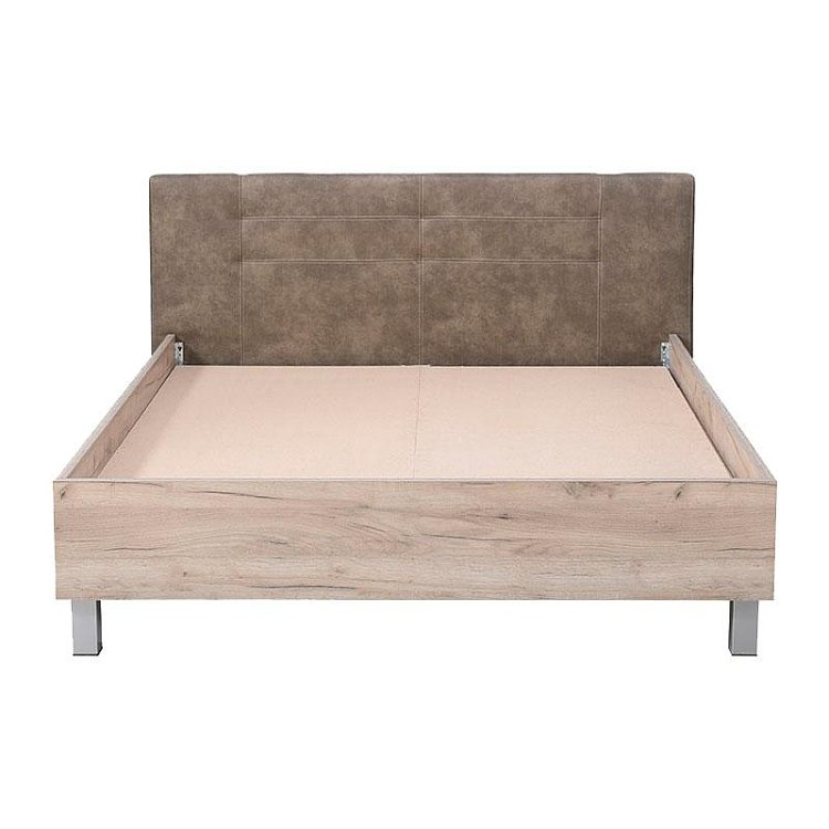 ΚΡΕΒΑΤΙ CANON 160 GREY OAK - ΓΚΡΙ ΥΦΑΣΜΑ 176.5x212.5x93.5εκ (160x200) 11008489