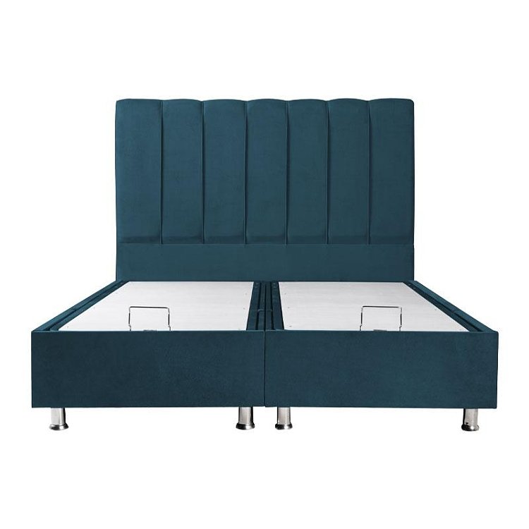 ΚΡΕΒΑΤΙ Elina BLUE RAF ΜΕ ΑΠΟΘΗΚΕΥΤΙΚΟ ΧΩΡΟ 162x208x130εκ ΓΙΑ ΣΤΡΩΜΑ 160x200εκ 828-222-159