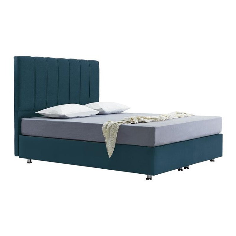 ΚΡΕΒΑΤΙ Elina BLUE RAF ΜΕ ΑΠΟΘΗΚΕΥΤΙΚΟ ΧΩΡΟ 162x208x130εκ ΓΙΑ ΣΤΡΩΜΑ 160x200εκ 828-222-159