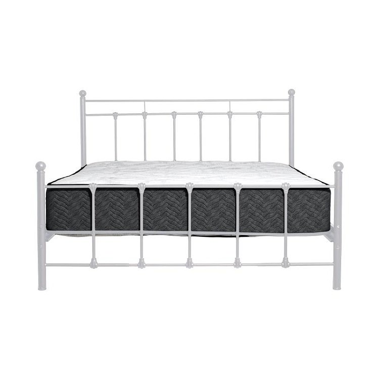 ΚΡΕΒΑΤΙ ΣΙΔΕΡΕΝΙΟ Fylliana ASTRA ΜΠΕΖ ΧΡΩΜΑ 168x208x86εκ (160x200) 827-225-051