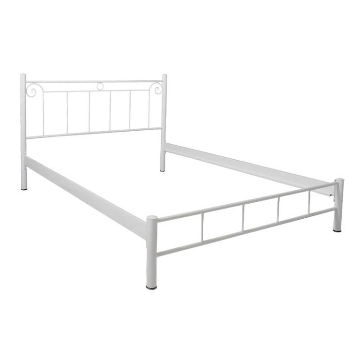 ΚΡΕΒΑΤΙ ΣΙΔΕΡΕΝΙΟ Fylliana Valery ΛΕΥΚΟ ΧΡΩΜΑ 100x210x99εκ (90x200εκ) 826-124-014