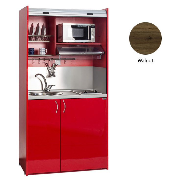 Πολυκουζινάκι Silver ΚΣ105 105x209x65 Walnut