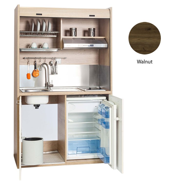 Πολυκουζινάκι Silver ΚΣ125 125x209x65 Walnut