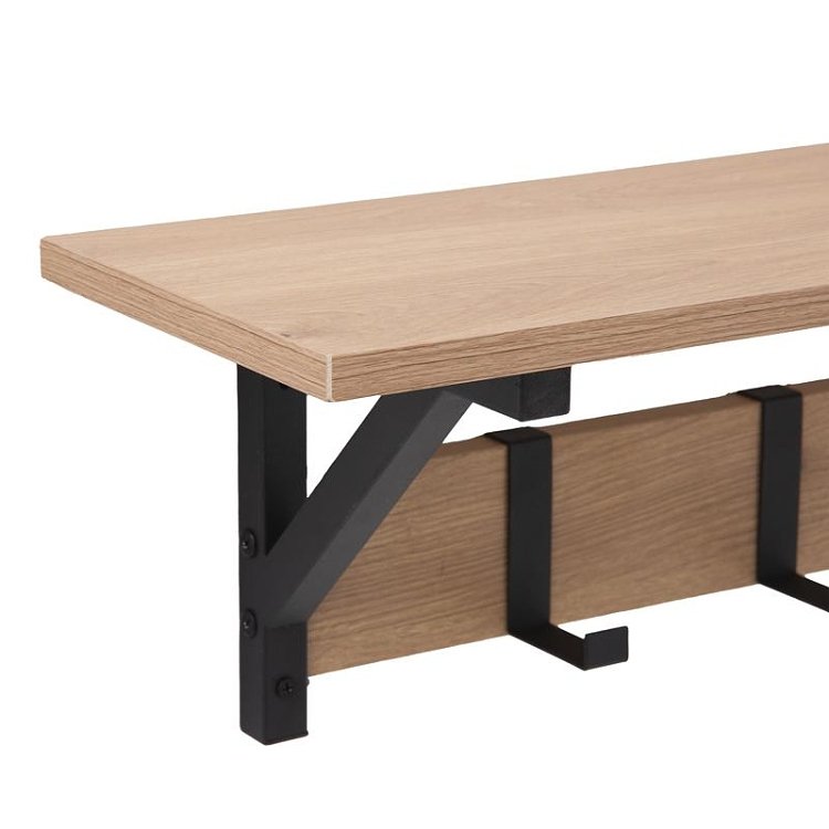 ΜΕΤΑΛΛΙΚΗ ΚΡΕΜΑΣΤΡΑ ΤΟΙΧΟΥ Fylliana FL2230 SONOMA ΧΡΩΜΑ 80x20x20εκ 0016-224-038