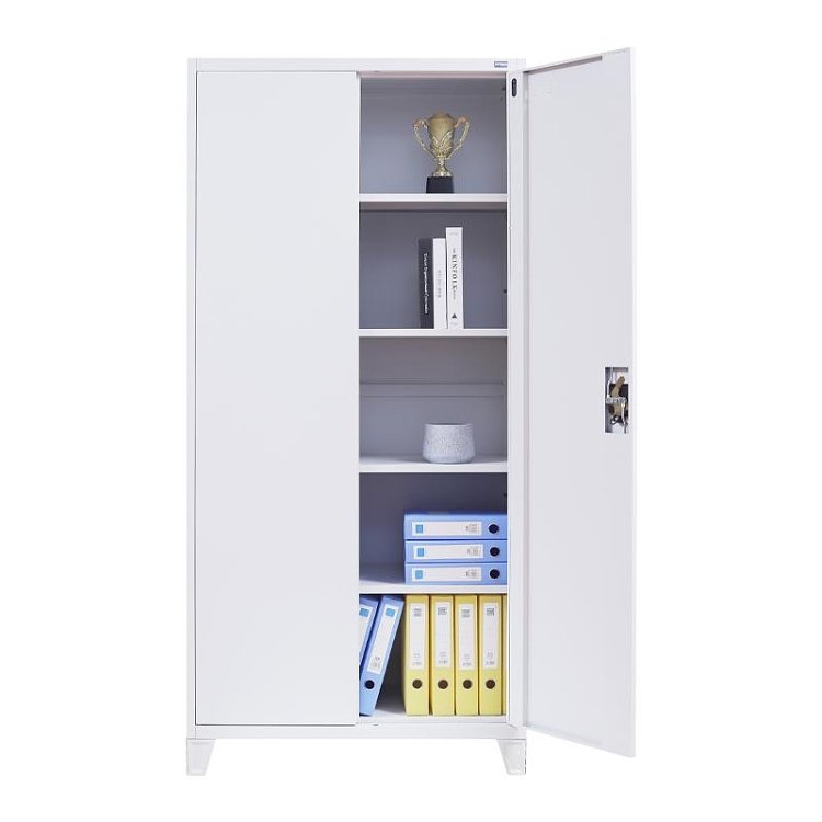 ΜΕΤΑΛΛΙΚΗ ΝΤΟΥΛΑΠΑ Fylliana Everet ΛΕΥΚΟ ΧΡΩΜΑ 90x40x190εκ 721-00-002