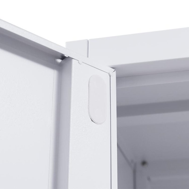 ΜΕΤΑΛΛΙΚΗ ΝΤΟΥΛΑΠΑ Fylliana Valja ΛΕΥΚΟ ΧΡΩΜΑ 90x45x190εκ 721-00-006