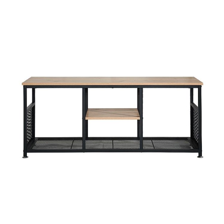 ΜΕΤΑΛΛΙΚΟ ΕΠΙΠΛΟ ΤΗΛΕΟΡΑΣΗΣ Fylliana Edge 2195 SONOMA-ARTISAN ΧΡΩΜΑ 120x40x50εκ 0033-223-006