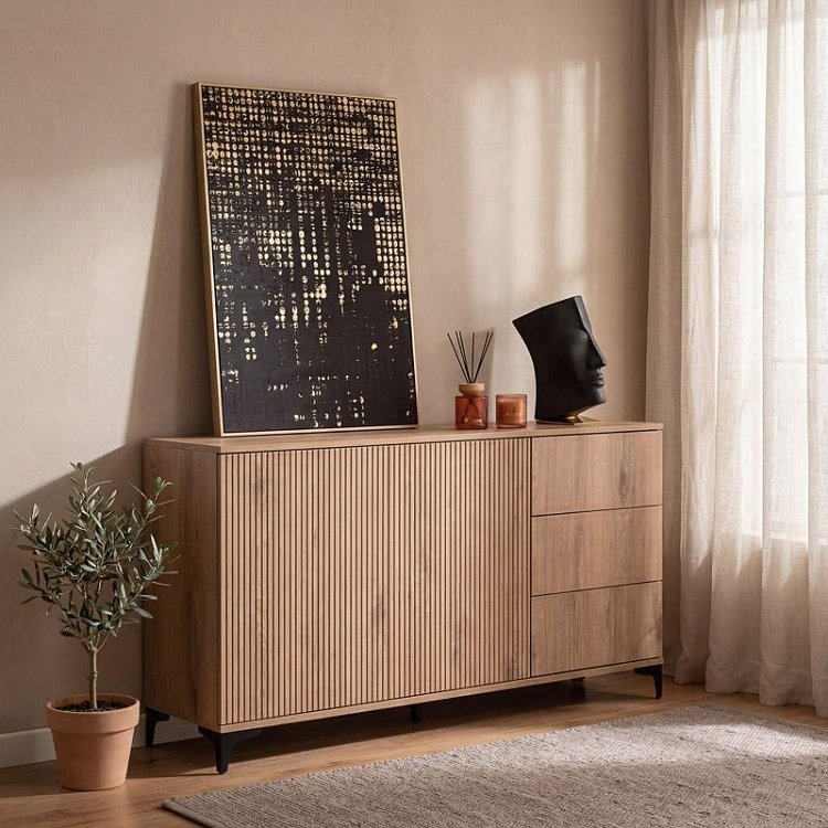 ΜΠΟΥΦΕΣ Fylliana Alicante NATURAL CANELLA OAK ΧΡΩΜΑ 160x40x84εκ 886-126-002