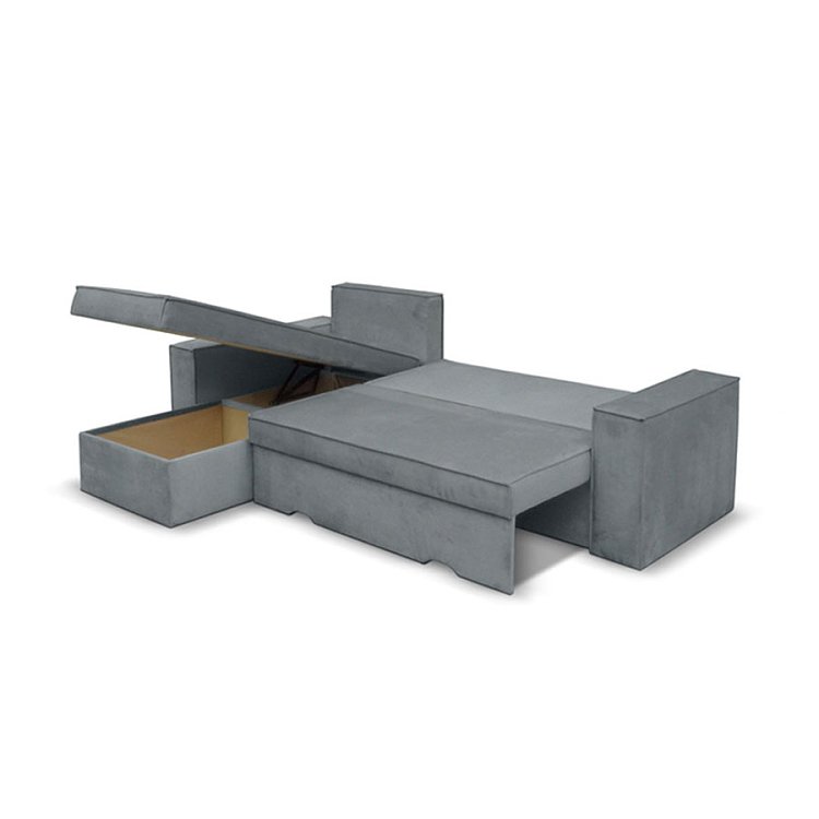 Γωνιακός Καναπές-Κρεβάτι Noel 1049 IN Grey 400-27-018
