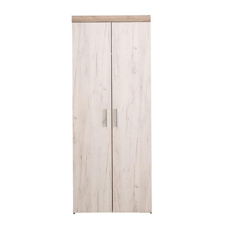 ΝΤΟΥΛΑΠΑ 2Κ Arno Grey Oak-White Oak 80x55x202εκ 11008691