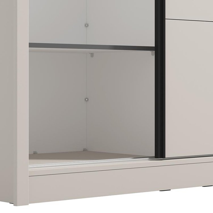 ΝΤΟΥΛΑΠΑ ΜΕ ΚΑΘΡΕΦΤΗ ALBI 150 OG CASHMERE ΧΡΩΜΑ 155x60x216εκ 11014302