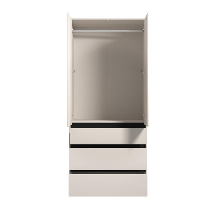 ΝΤΟΥΛΑΠΑ CORBETT 2K3F h211 CASHMERE/ΜΑΥΡΟ ΜΑΤ ΧΡΩΜΑ 93x55x211εκ 11014685