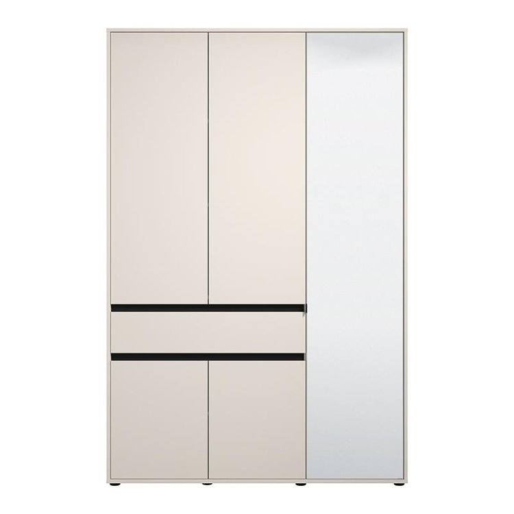 ΝΤΟΥΛΑΠΑ CORBETT 3K1F1O h211 CASHMERE/ΜΑΥΡΟ ΜΑΤ ΧΡΩΜΑ 138x55x211εκ 11014292