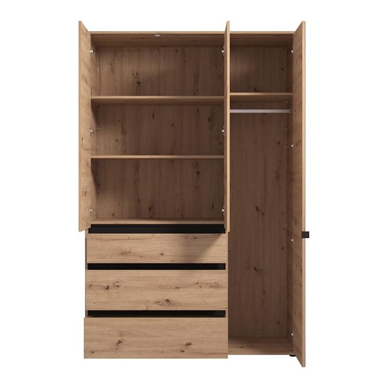 ΝΤΟΥΛΑΠΑ CORBETT 3K3F1O h211 ARTISAN/ΜΑΥΡΟ ΜΑΤ ΧΡΩΜΑ 138x55x211εκ 11014106
